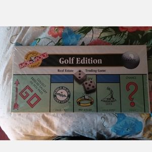 Monopoly Authorized Edition Golf Board Game real estate trading game 1996